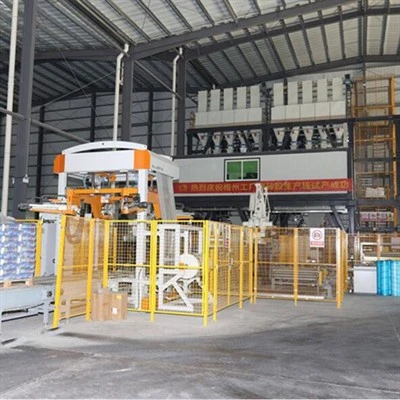 Ligne de production d'adhésif pour carreaux de céramique